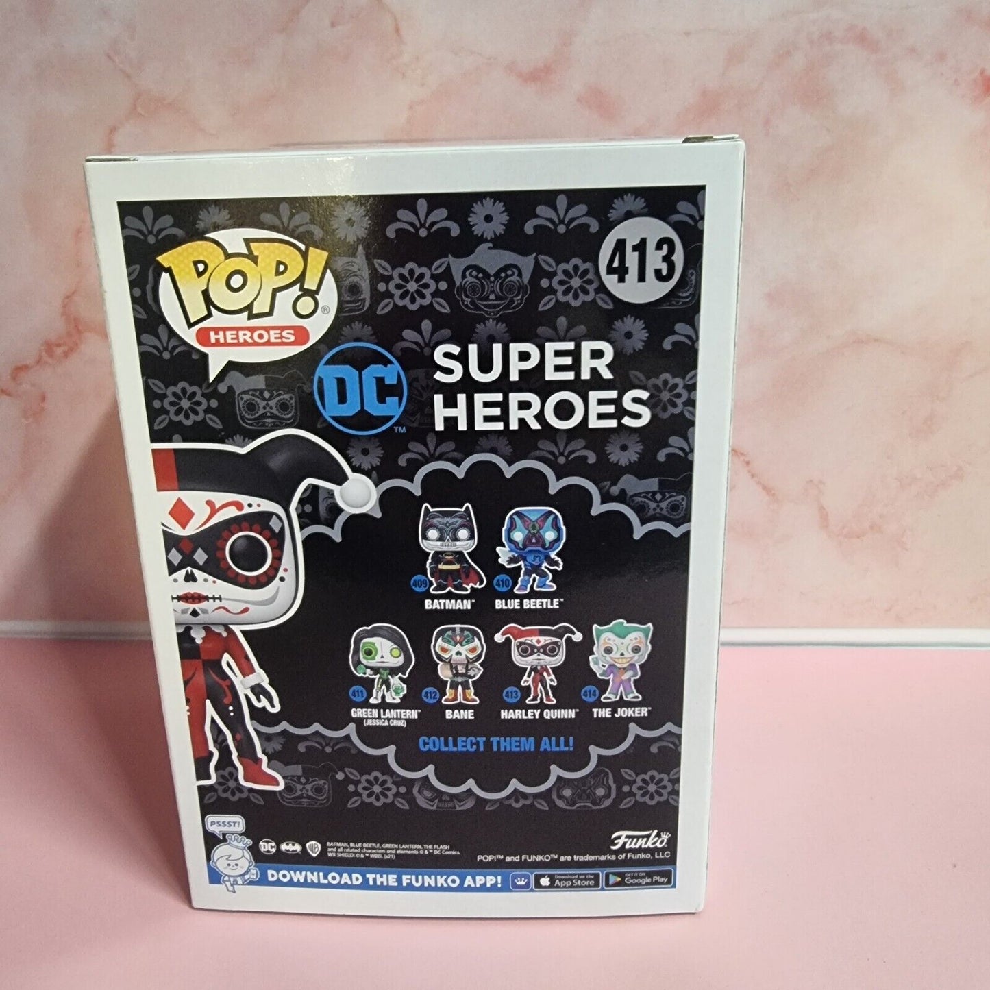 FUNKO Pop Vinyl DC Super Heroes DIA DE LOS HARLEY QUINN #413