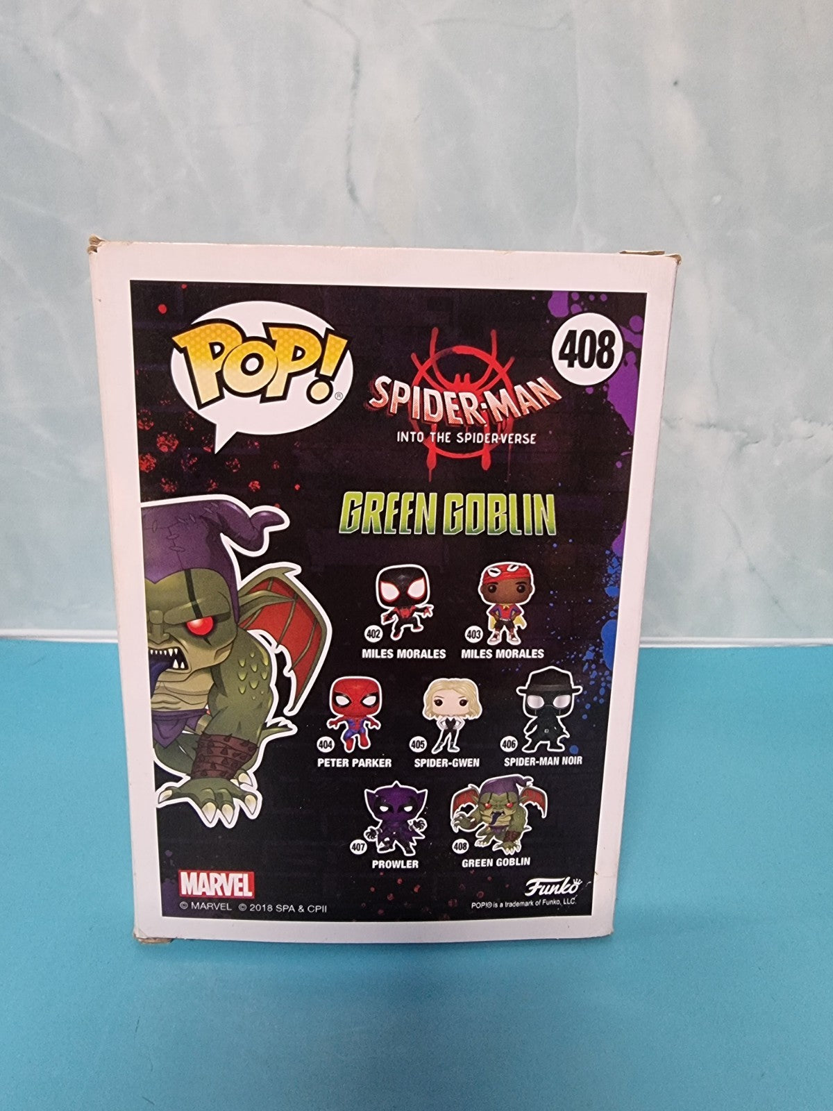Funko Pop! Vinyl: Marvel - Green Goblin (Into the Spider-Verse) #408