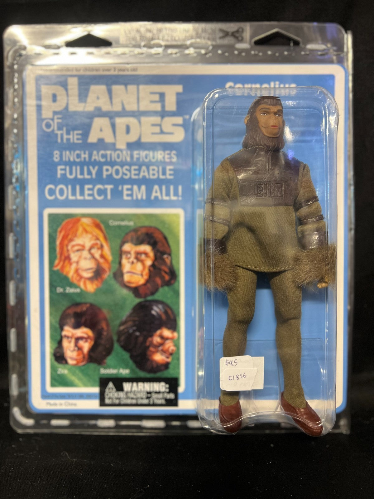 Mego POTA 8" CORNELIUS Figure Planet of the Apes Retro Diamond Select New