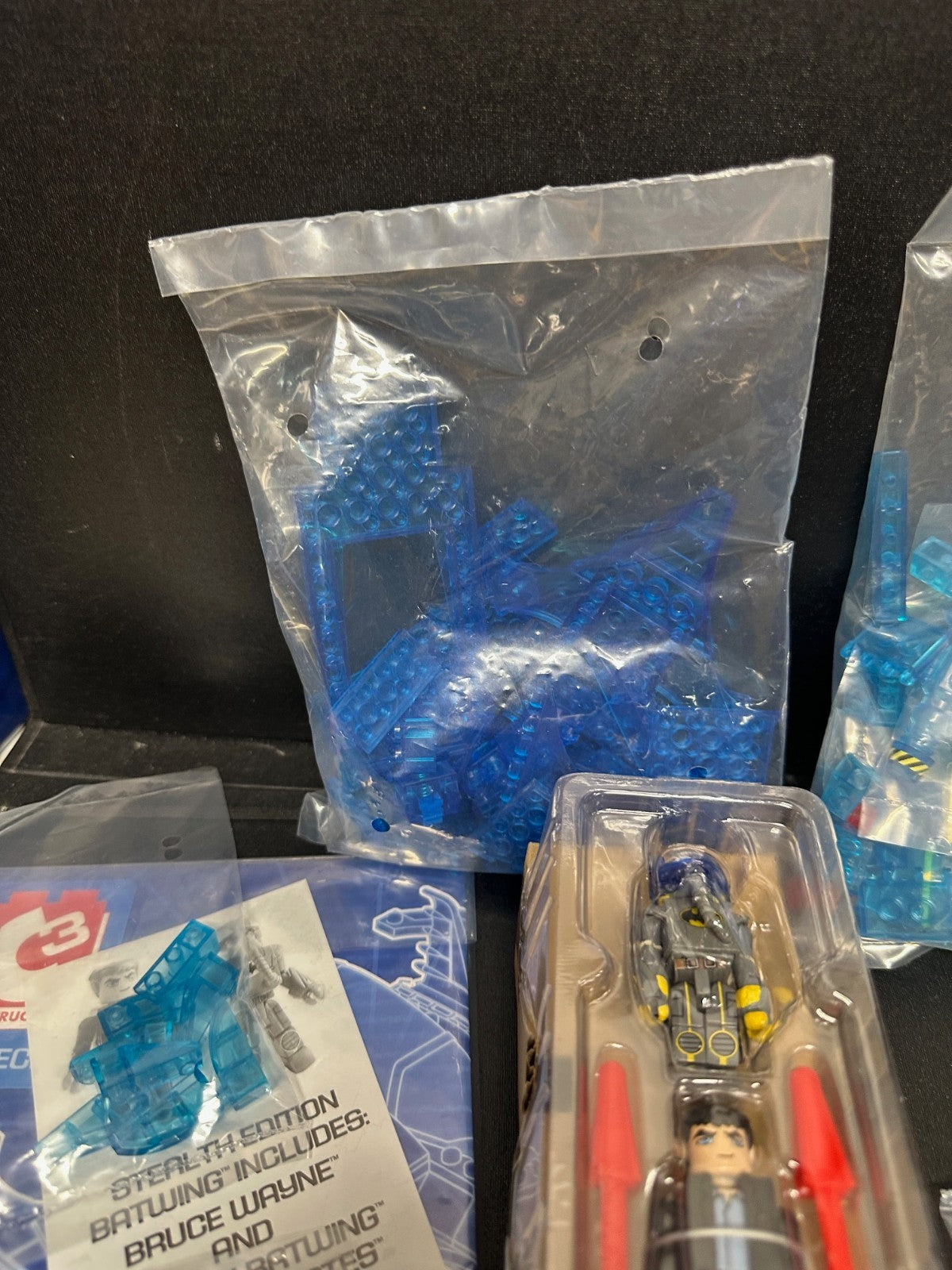 Batman Stealth Edition Batwing Bat  Art Asylum C3 C 3 DC Mini Mates Minimates