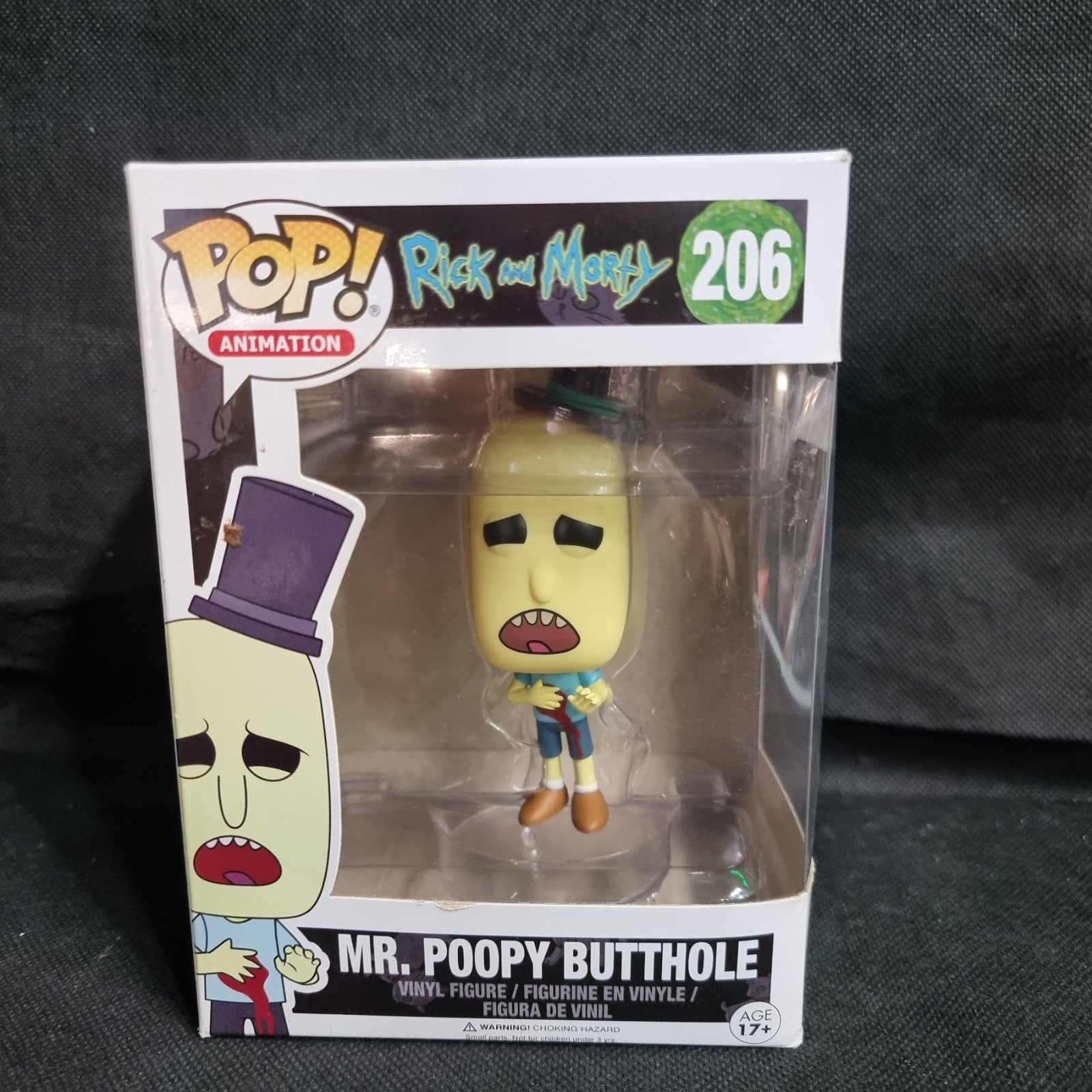 Mr. Poopy Butthole 206 - Rick & Morty - Funko Pop Vinyl - Animation.