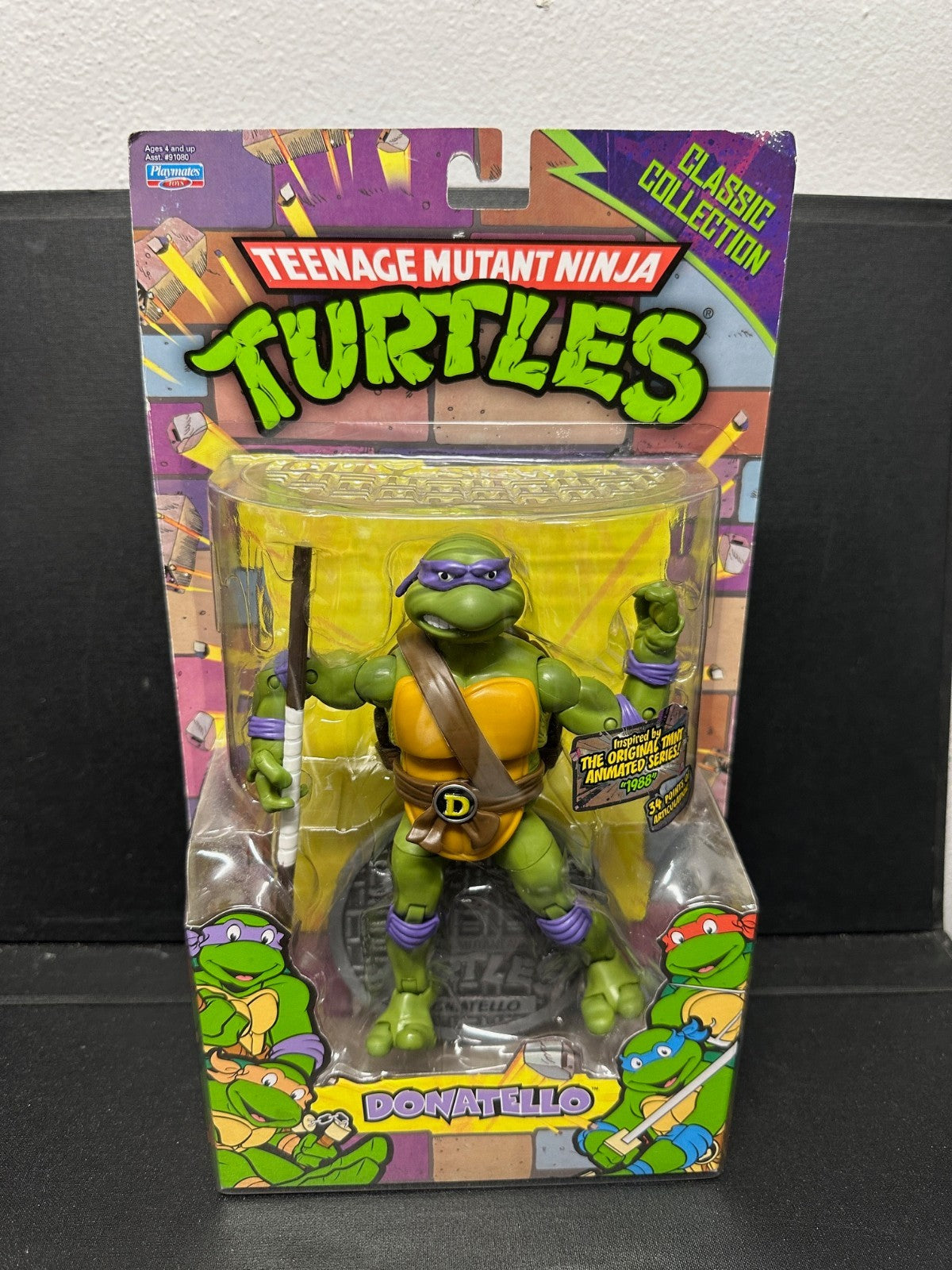 Playmates Teenage Mutant Ninja Turtles Donatello Classic Collection
