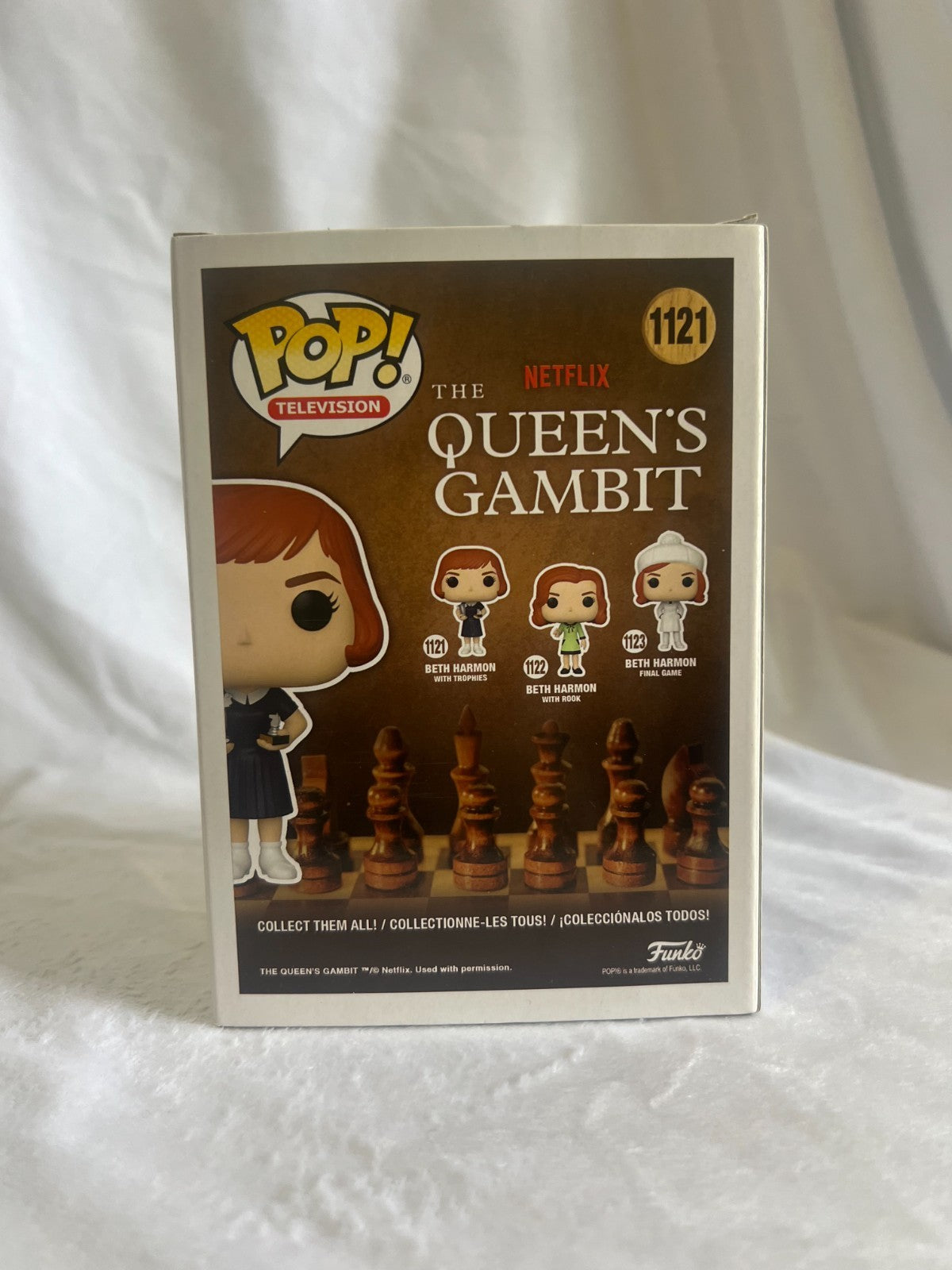 Queen's Gambit Beth Harmon + Trophies 1121 Funko Pop Vinyl New