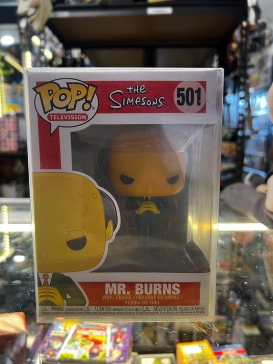 The Simpsons Funko Pop Vinyl Figure - Mr Burns # 501+protector