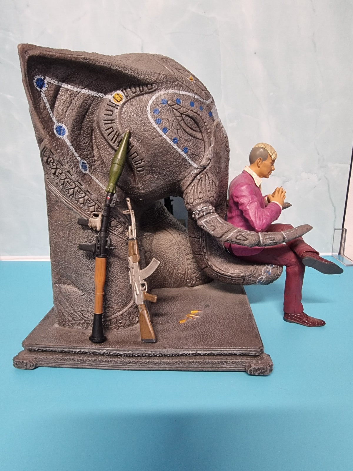 Ubisoft Far Cry 4 Kyrat Collectors Edition Pagan Min Figure Statue - **NO GAME**