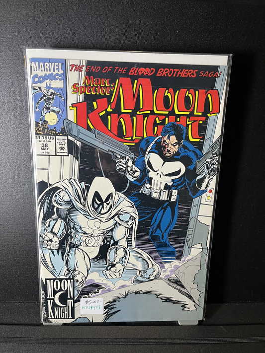 MARC SPECTOR: MOON KNIGHT #38 Blood Brothers Punisher Marvel Comics 1991