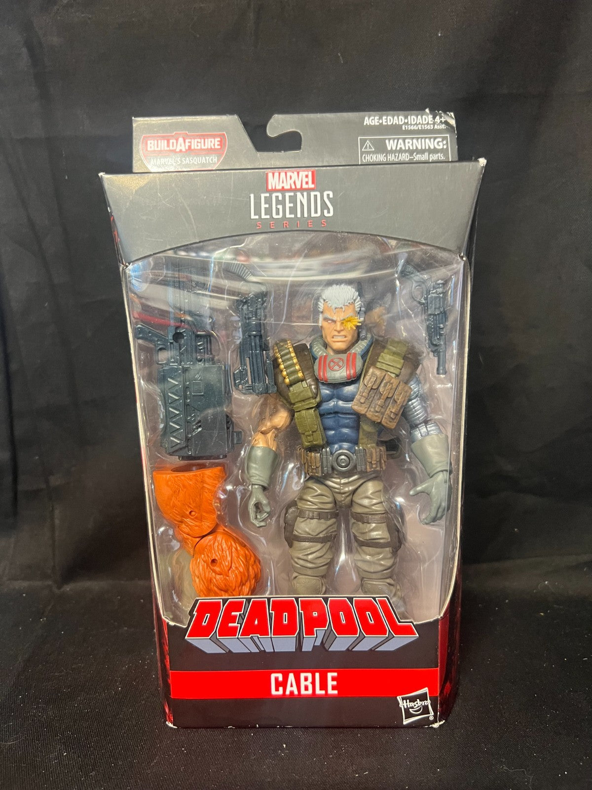Marvel Legends Deadpool CABLE 6" Figure Sasquatch BAF Wave Hasbro 2017 NEW