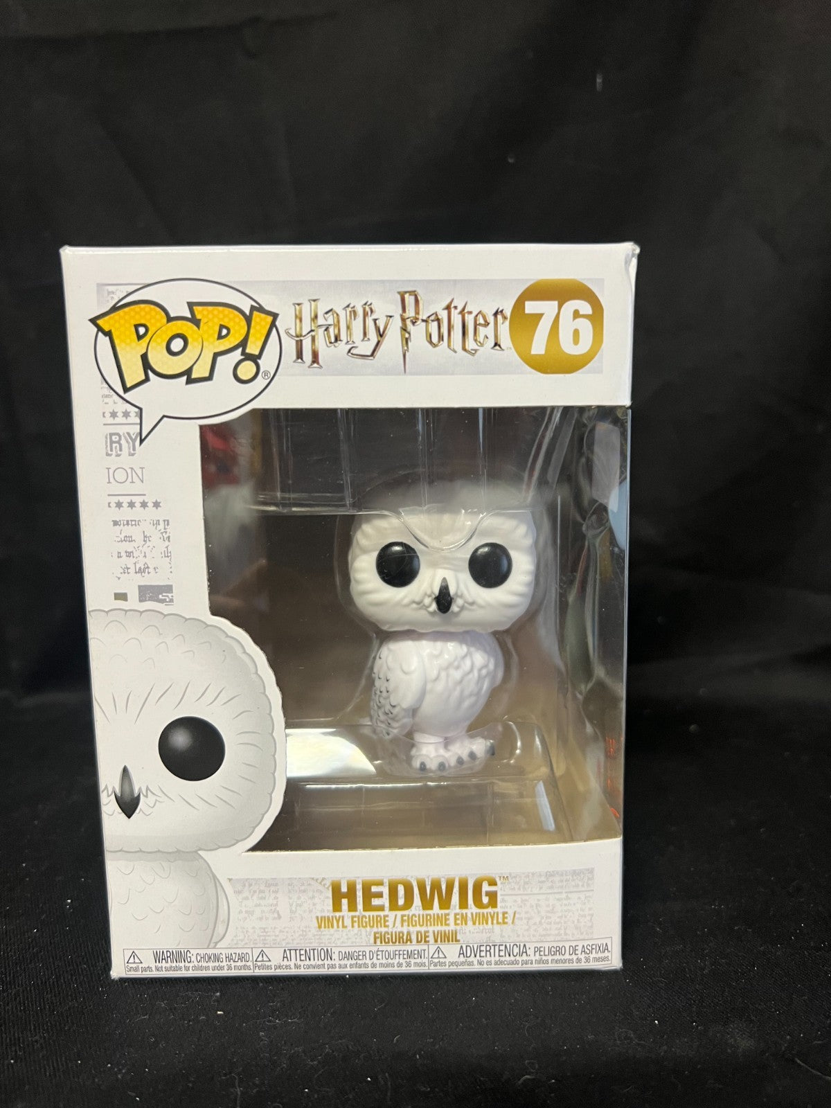 Damaged Hedwig 76 Harry Potter Funko Pop Figure