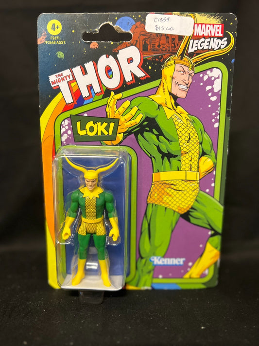 Marvel Legends The Mighty Thor Retro Loki Action Figure Kenner