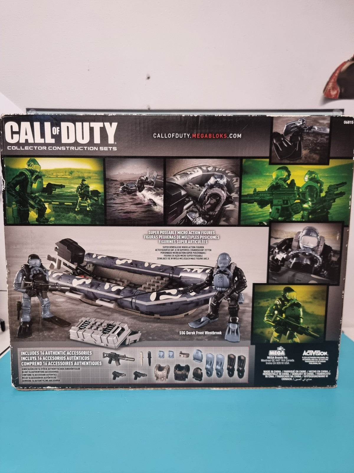 MEGA BLOKS Call of Duty RIB Beach Assault Collector Construction Set 06815