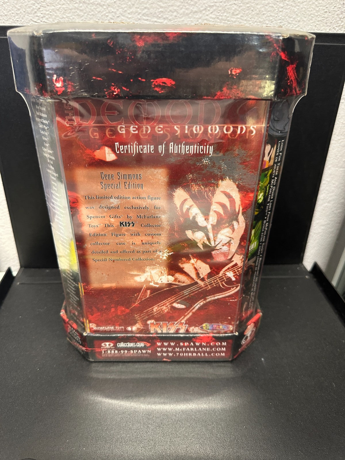 McFarlane Toys KISS Gene Simmons The Demon Signed Special Edition Figure 1999