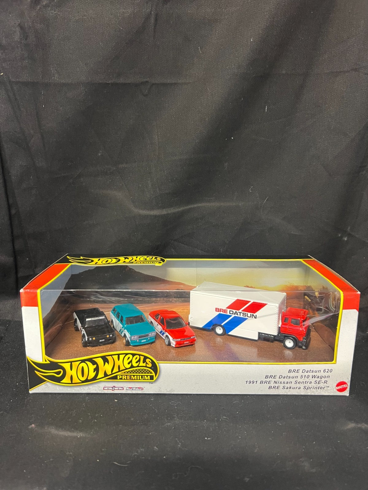 Hot Wheels BRE Datsun/Nissan Premium Boxset [510 Wagon/620/Sentra] - New/Sealed