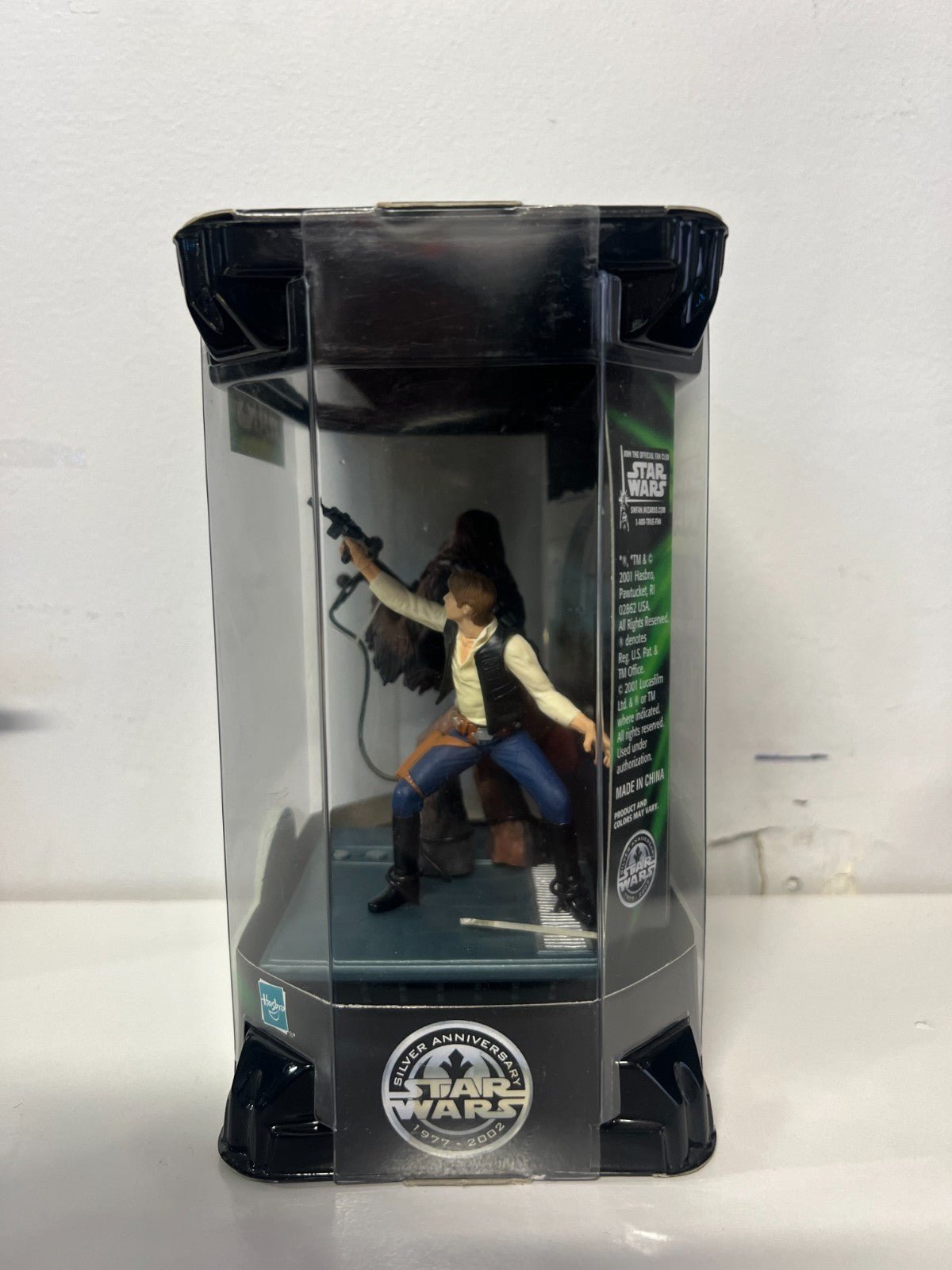 Hasbro Star Wars Silver Anniversary Death Star Escape Han & Chewbacca Set New