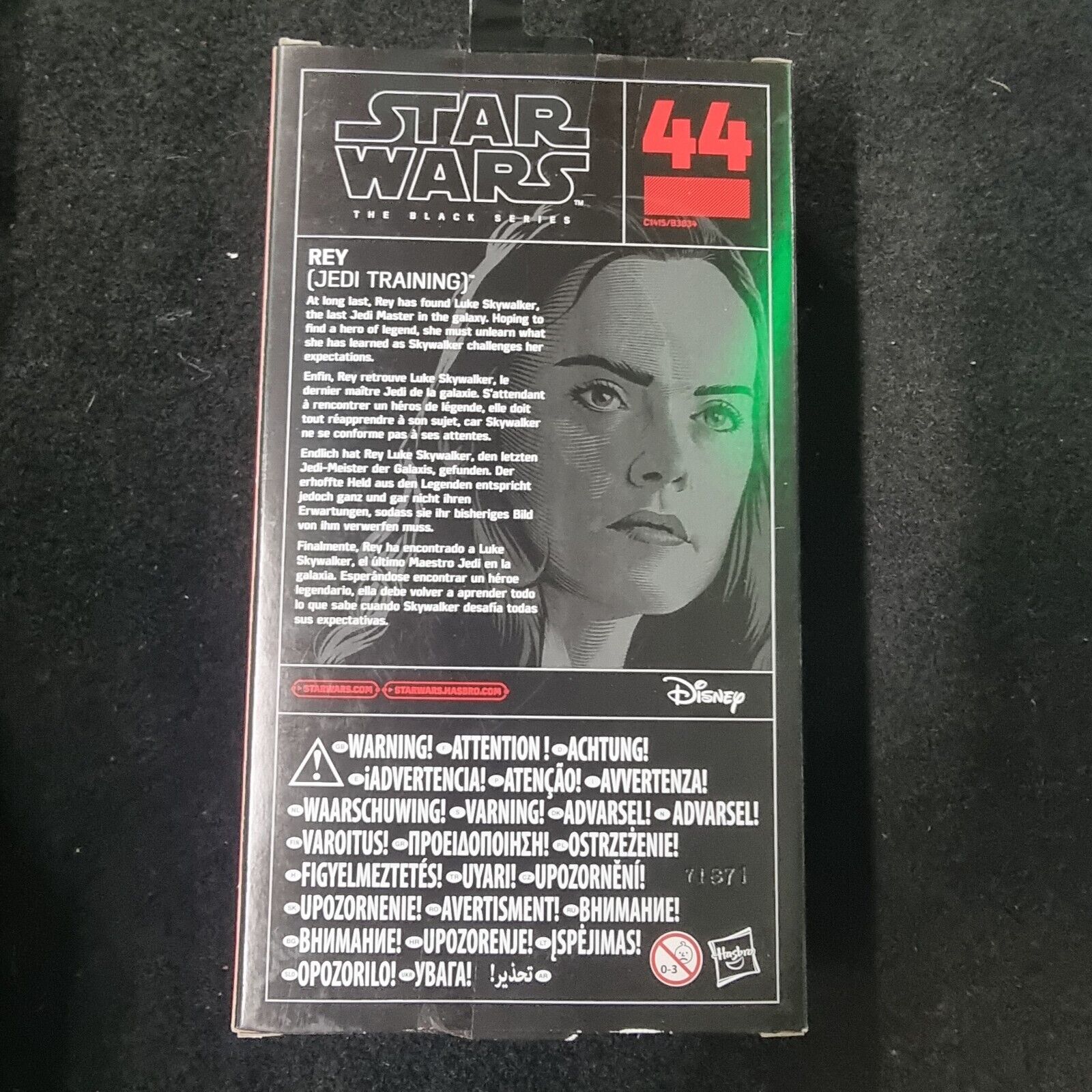 Star Wars The Black Series Rey (Jedi Training) 6" Action Figure Hasbro