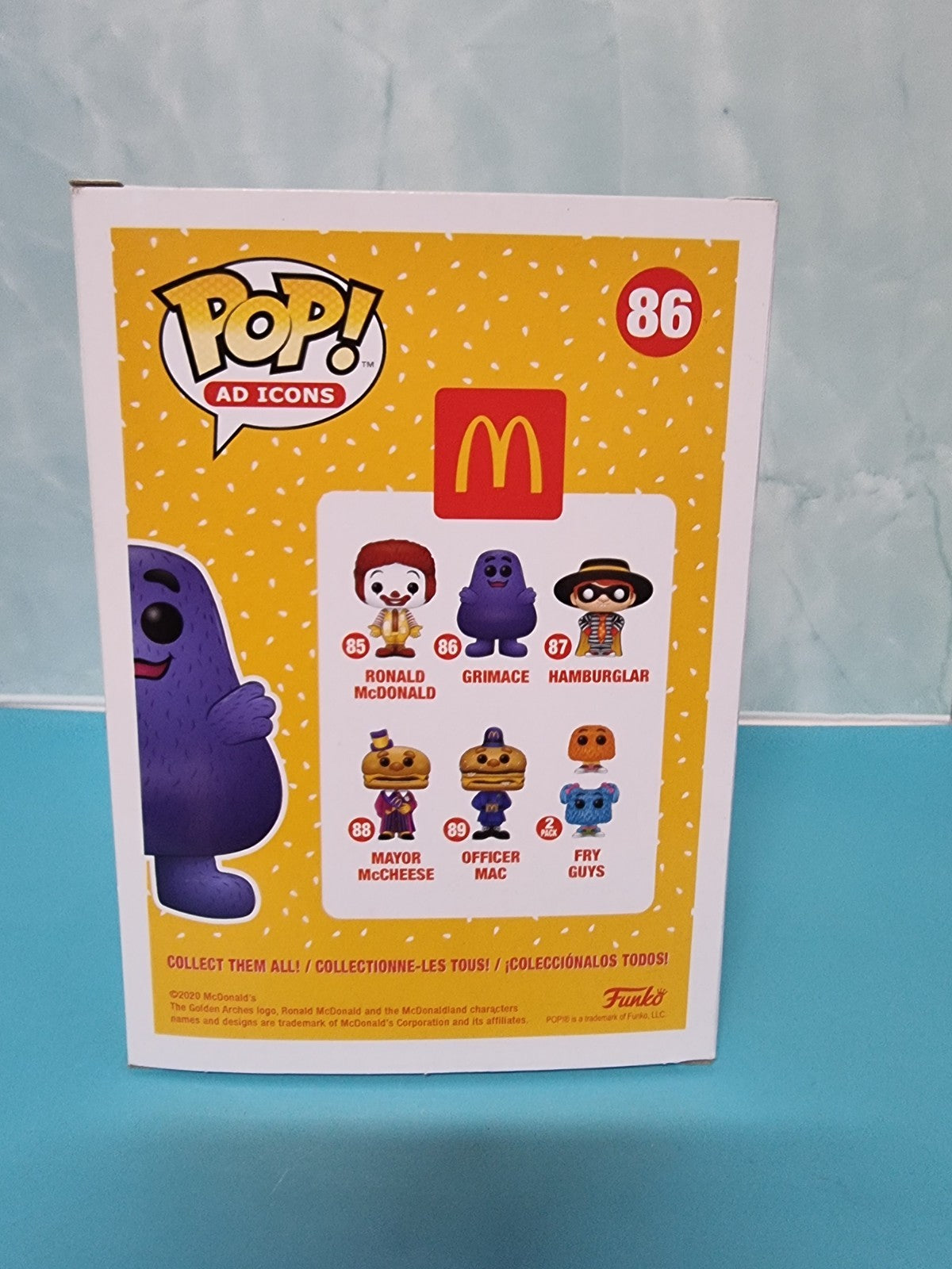 FUNKO POP AD ICONS MCDONALDS #86 GRIMACE VINYL FIGURE
