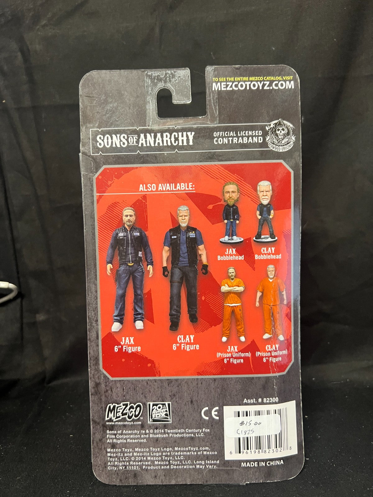 RON PERLMAN SIGNED SONS OF ANARCHY CLAY MEZCO TOYZ ACTION FIGURE  COA