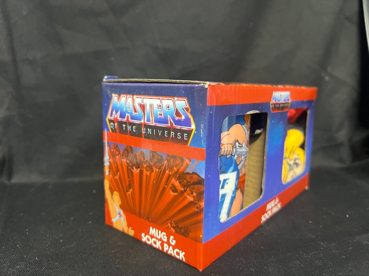 masters of the universe he-man socks and mug gift pack set anime cartoons he man