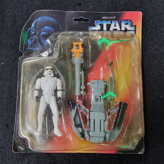 Rare, Star Wars Deluxe Crowd Control Stormtrooper Flight action Thruster Pack