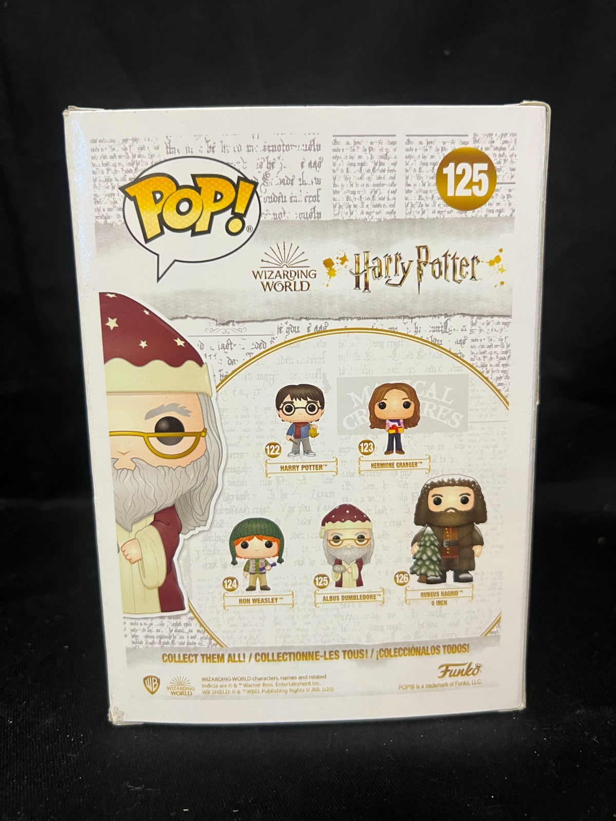 ALBUS DUMBLEDORE Funko POP! #125 Holiday Christmas Harry Potter NEW