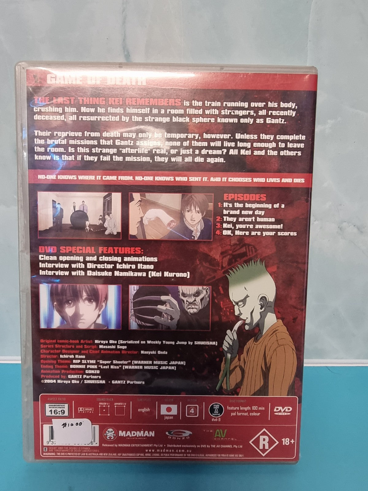 GAME OF DEATH-GANTZ- VOLUME 1 - DVD- R-4