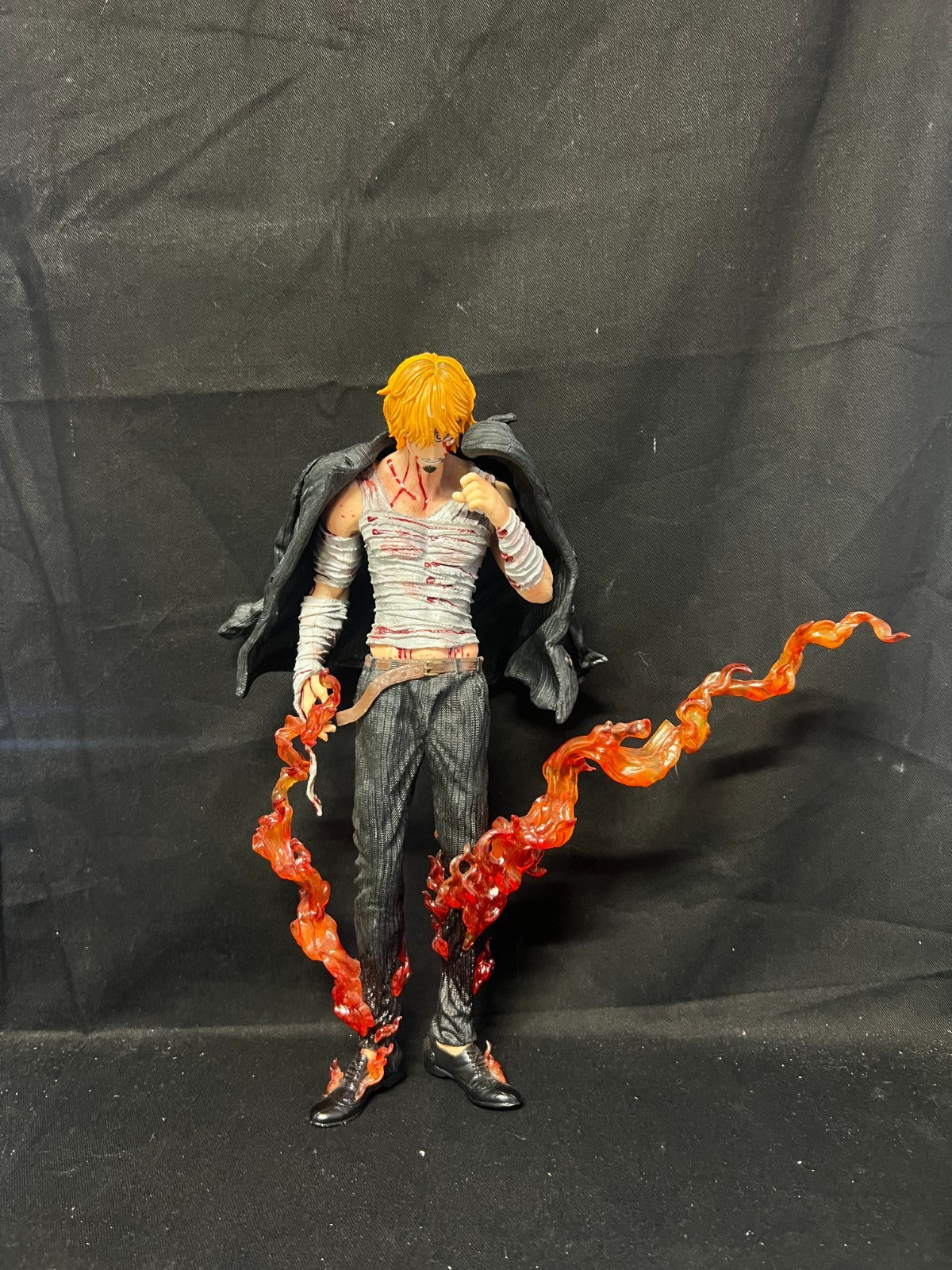 Anime One Piece Series Bloody Bandage Vinsmoke Sanji Figure Ornament no box 30cm