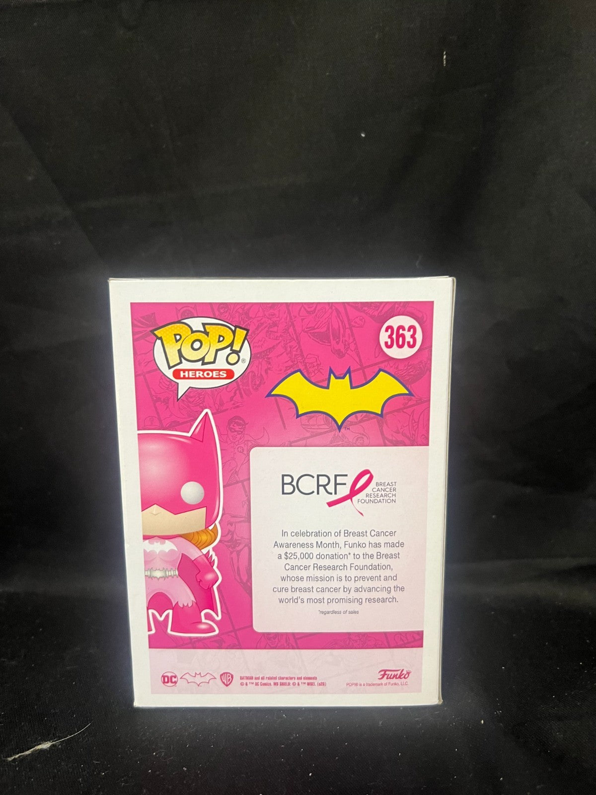 Batgirl 363 Pink Cancer Awareness DC Heroes Special Edition Funko Pop Vinyl