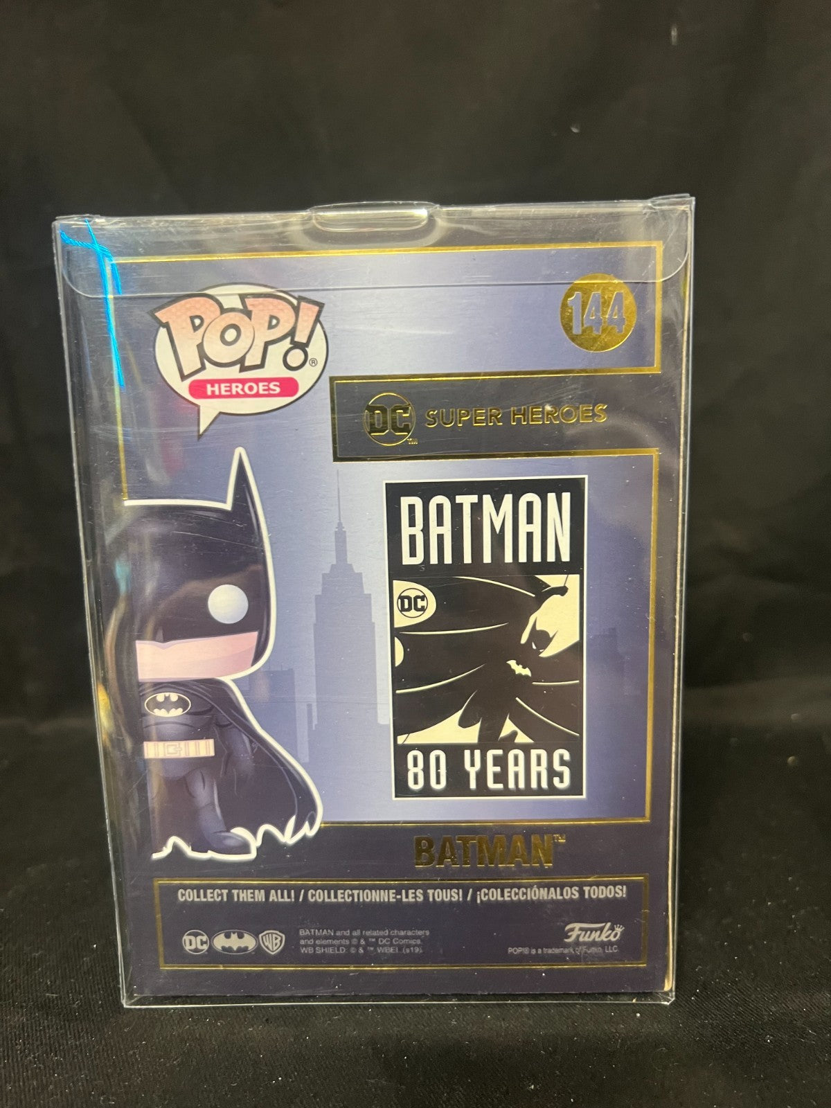 Brand New Funko Batman (Red Metallic) 144 DC Pop Figure