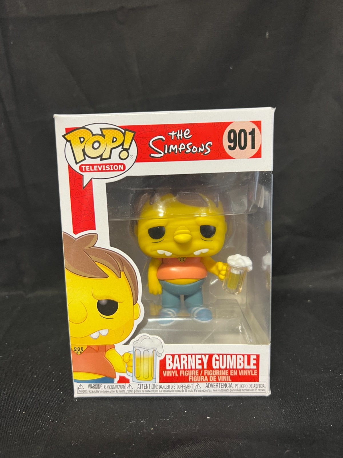 FUNKO POP VINYL TELEVISION THE SIMPSONS TV SERIES #901 BARNEY GUMBLE BNIB RARE