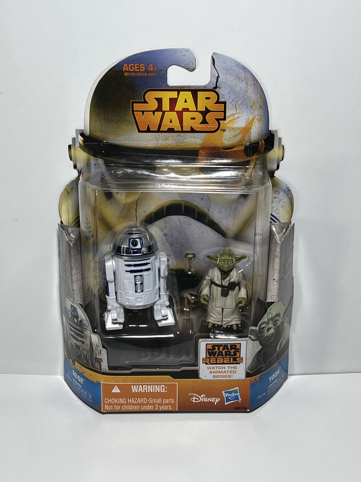 R2-D2 and Yoda Empire Strikes Back Star Wars Rebels 3.75 2 Pack Action Figures