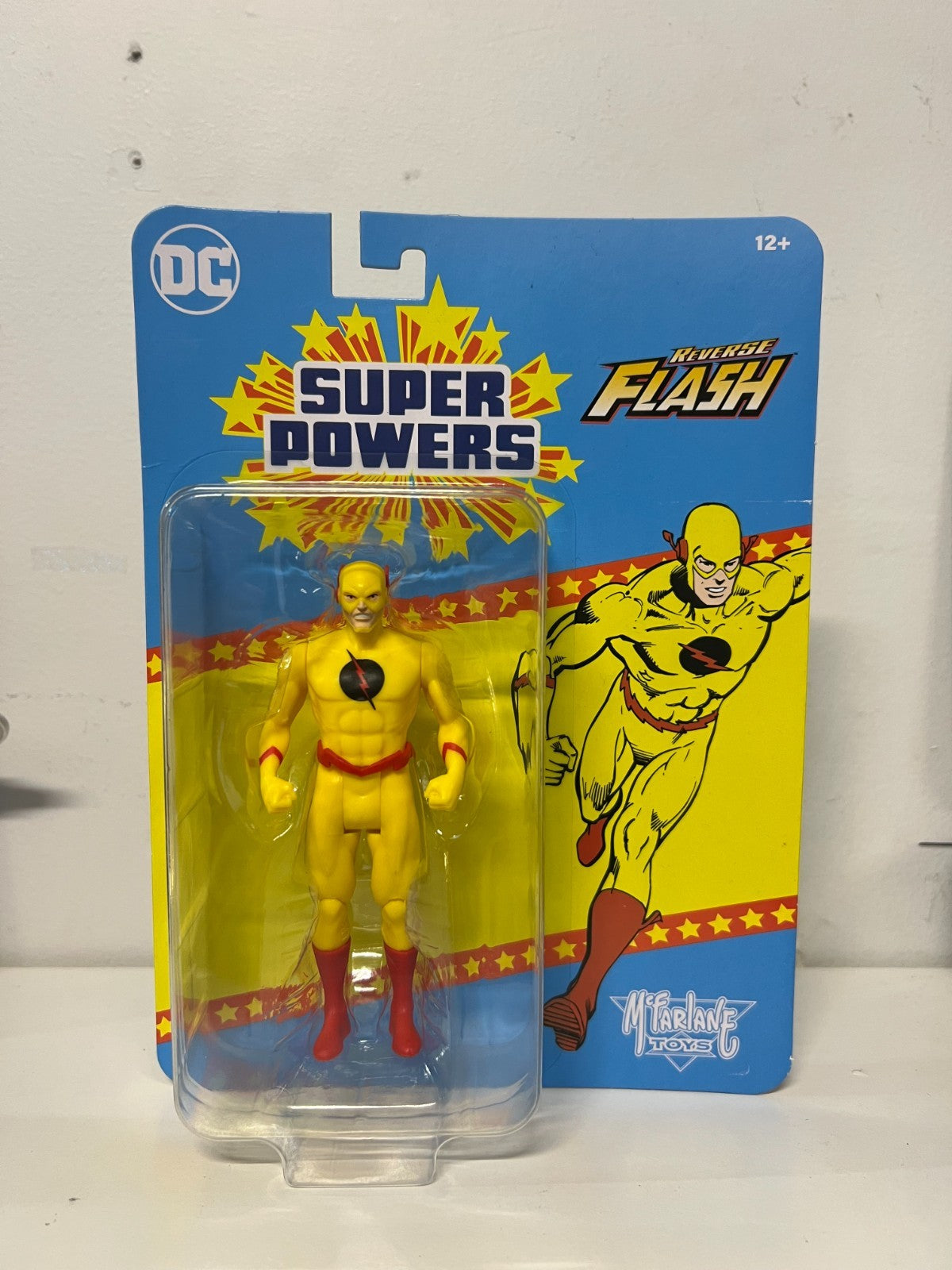 ✅ SUPER POWERS 4.5" figure REVERSE FLASH Wave 5 McFarlane Toys✅