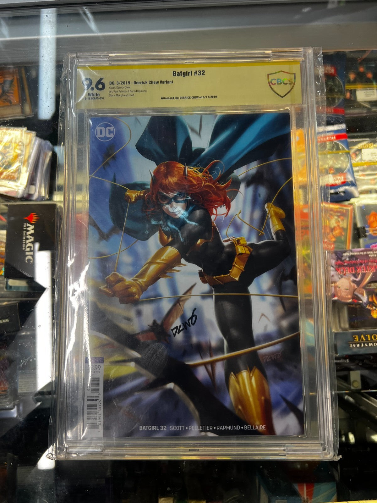 Batgirl 32 Variant - CBCS 9.6 SS - Signed by Derrick Chew - Batman Joker - DC