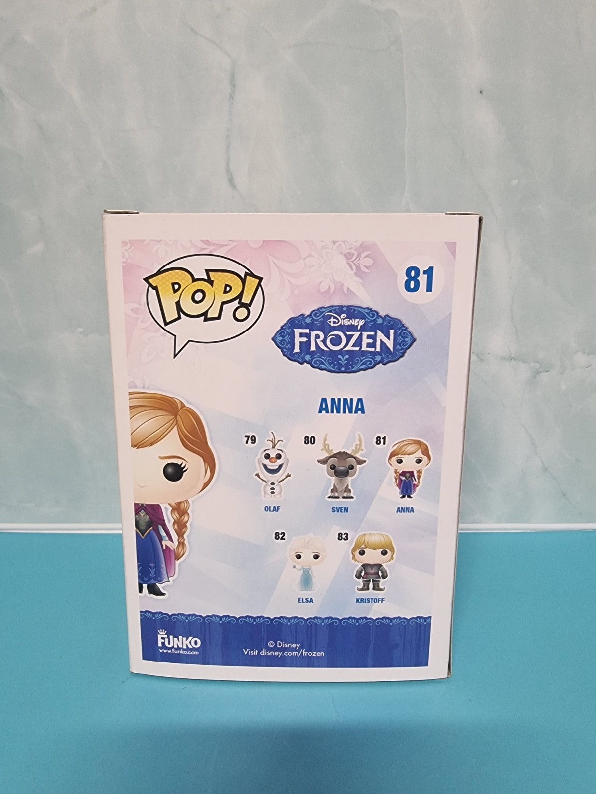 Funko Pop Disney Frozen Anna Clear Ice Blue #81