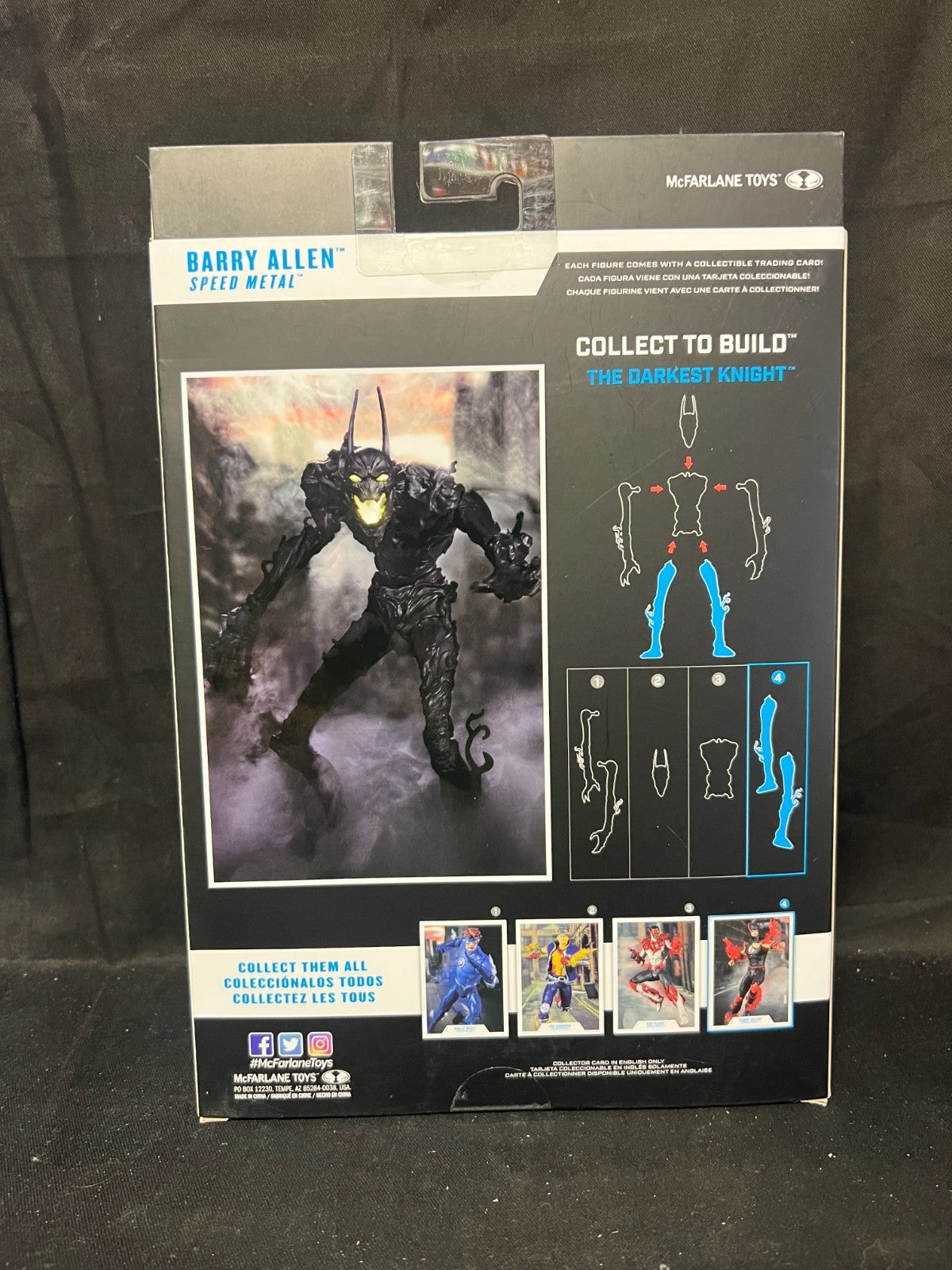 DC Multiverse Speed Metal Barry Allen The Flash Action Figure Darkest Knight BAF