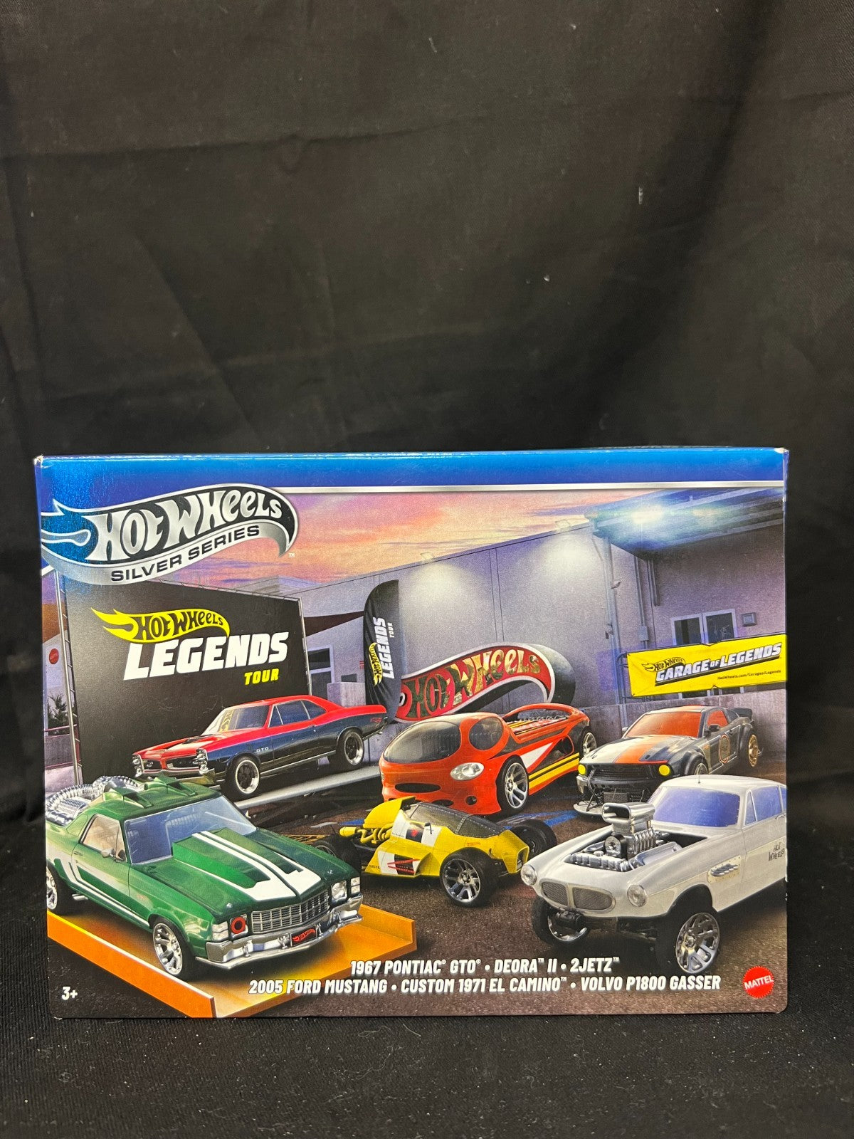 Hot Wheels Silver Series Legends Tour 5-Pack Diecast Cars Collectible New