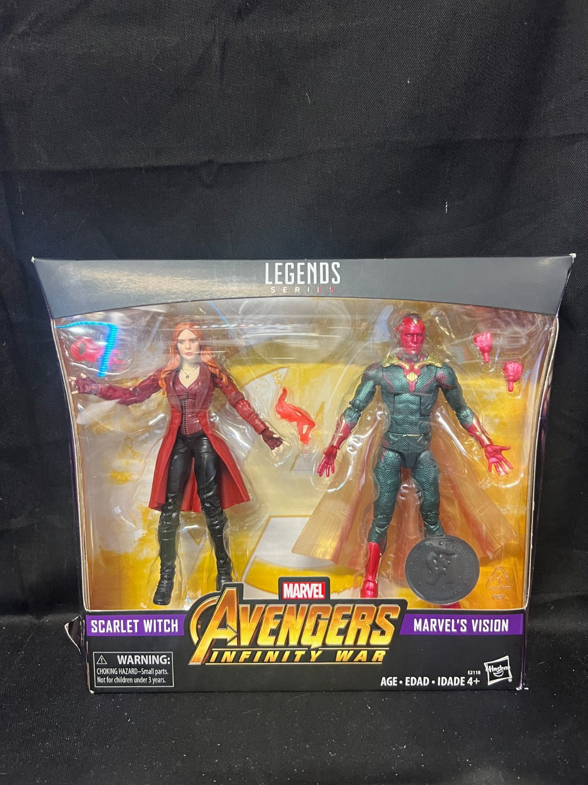 Marvel Legend Series Avengers Infinity War Scarlet Witch & Vision Hasbro 2017