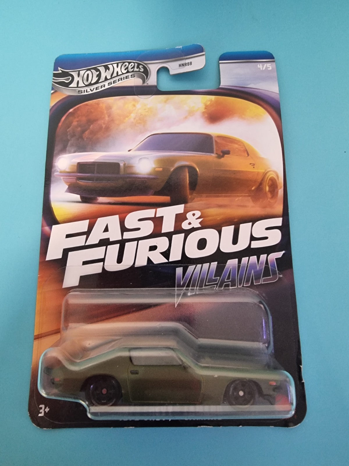 Hot Wheels Silver Series 1973 CHEVY CAMARO Fast & Furious Villains