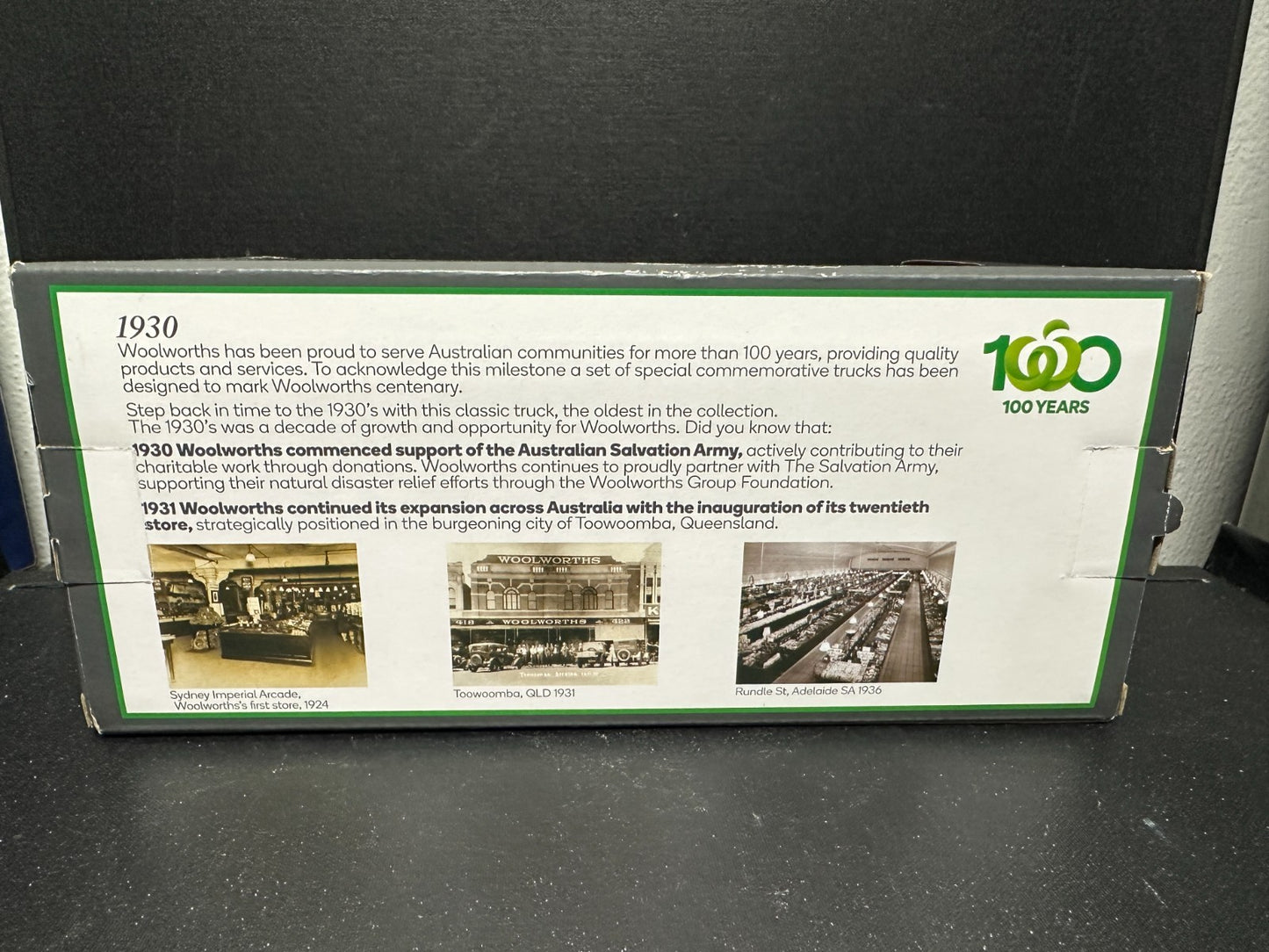Woolworths 100 Years Ford Model Truck Limited Edition 1930's