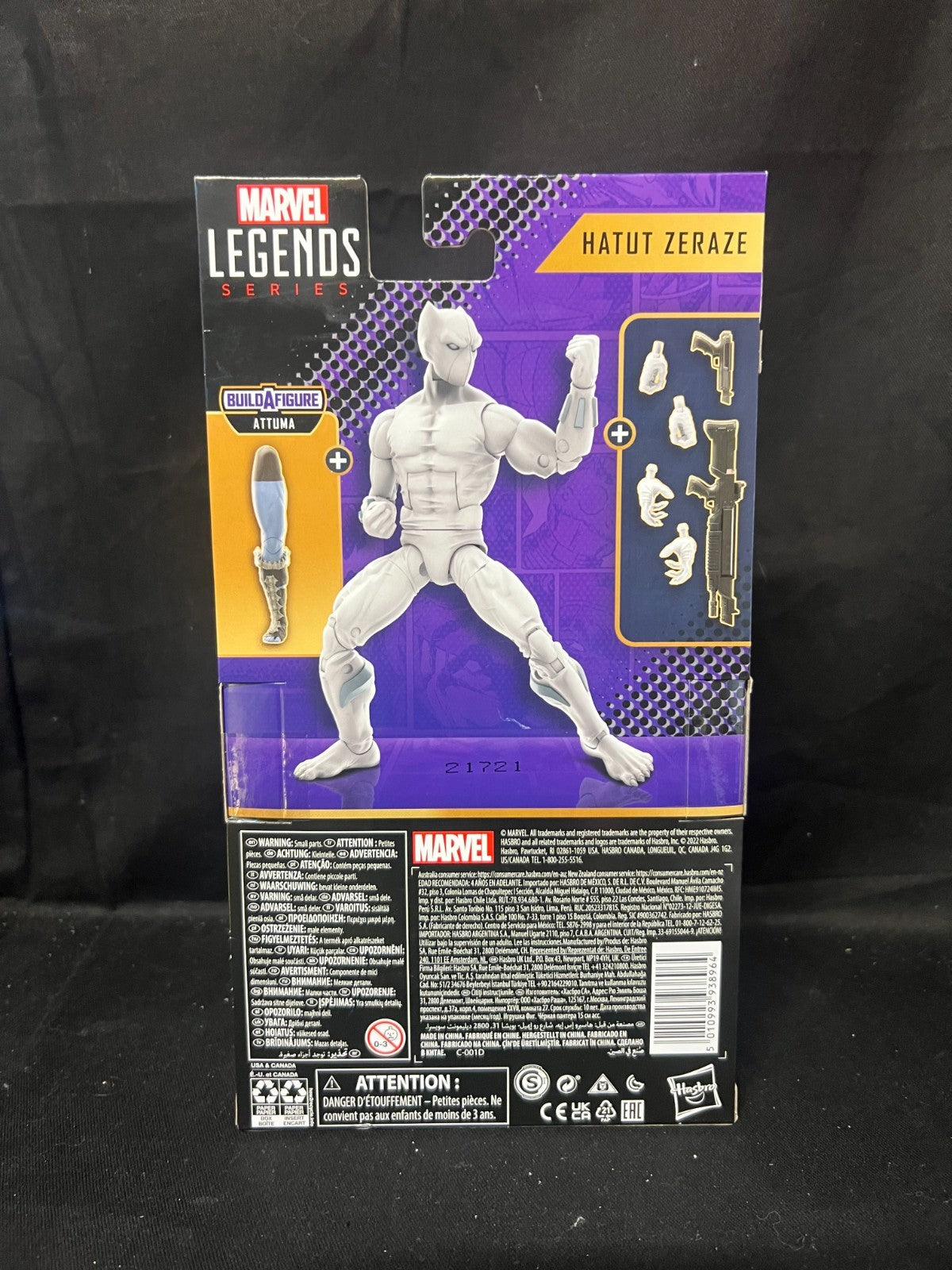 Marvel Legends Series Black Panther Hatut Zeraze BAF Attuma 6" Action Figure NEW