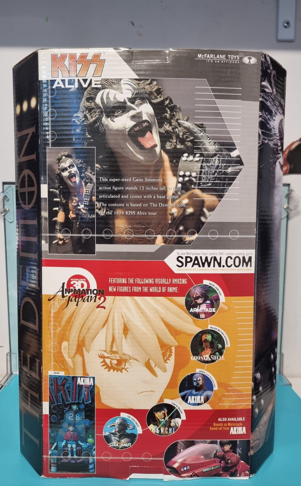 McFarlane Toys KISS GENE SIMONS (KISS ALIVE) 12 inch ( Box has Wear)