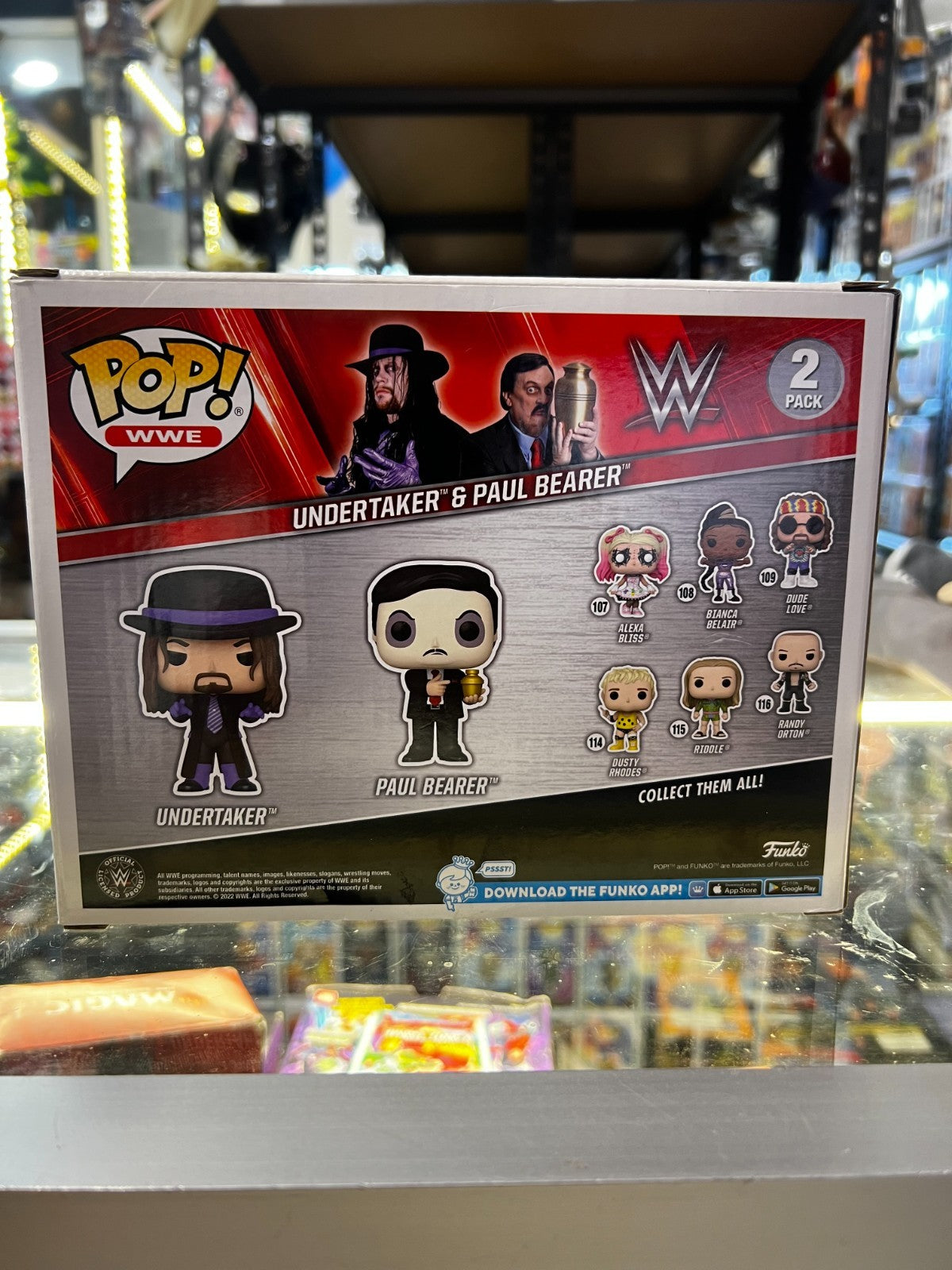 Funko Pop Vinyl WWE Undertaker / Paul Bearer - 2 Pack
