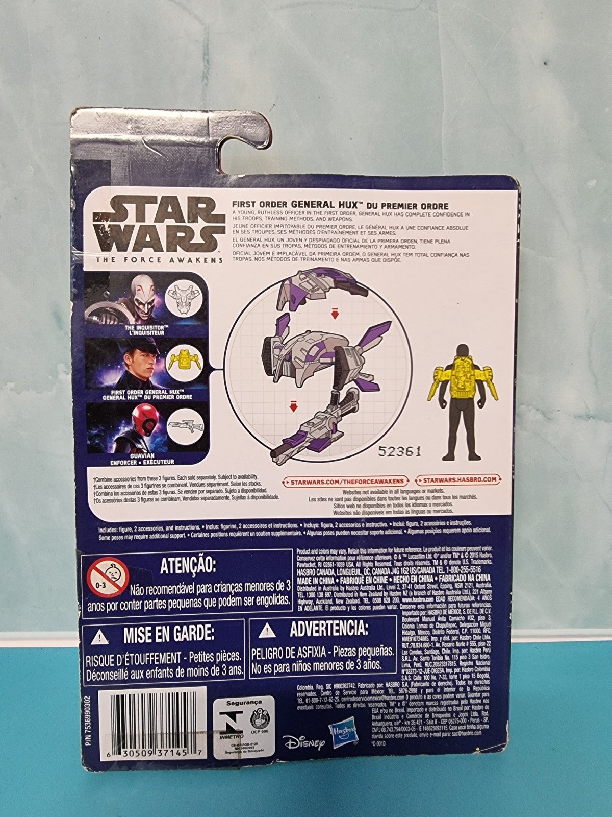 Star Wars The Force Awakens General Hux 3.75" Action Figure