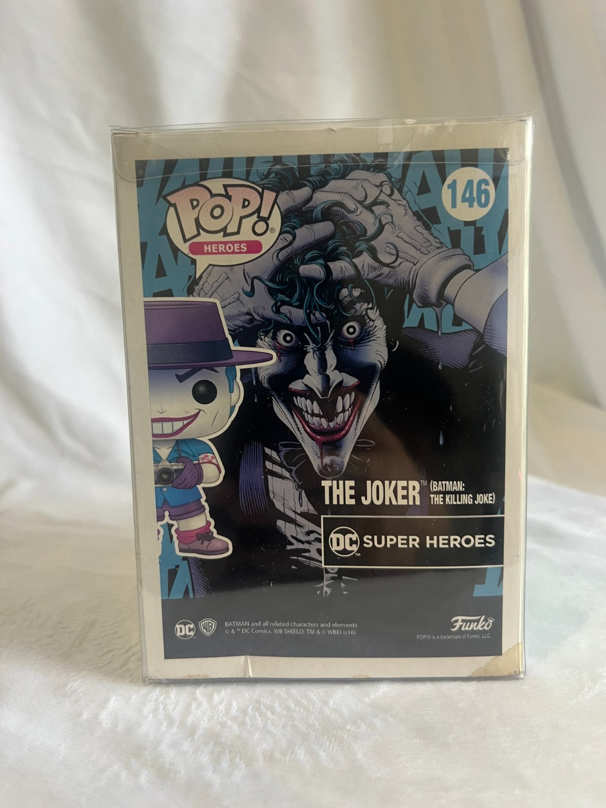The Joker #146 - Batman: The Killing Joke- NYCC 2016 - Funko Pop + Pop Protector