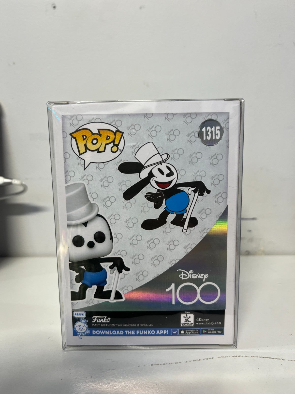Oswald the Lucky Rabbit Chase Funko Pop! w/ Protector Disney 100 #1315