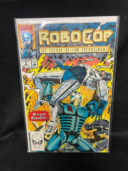 RoboCop issue 2 (Marvel Comics Book 1990) The Future Of Law Enforcement, Vintage