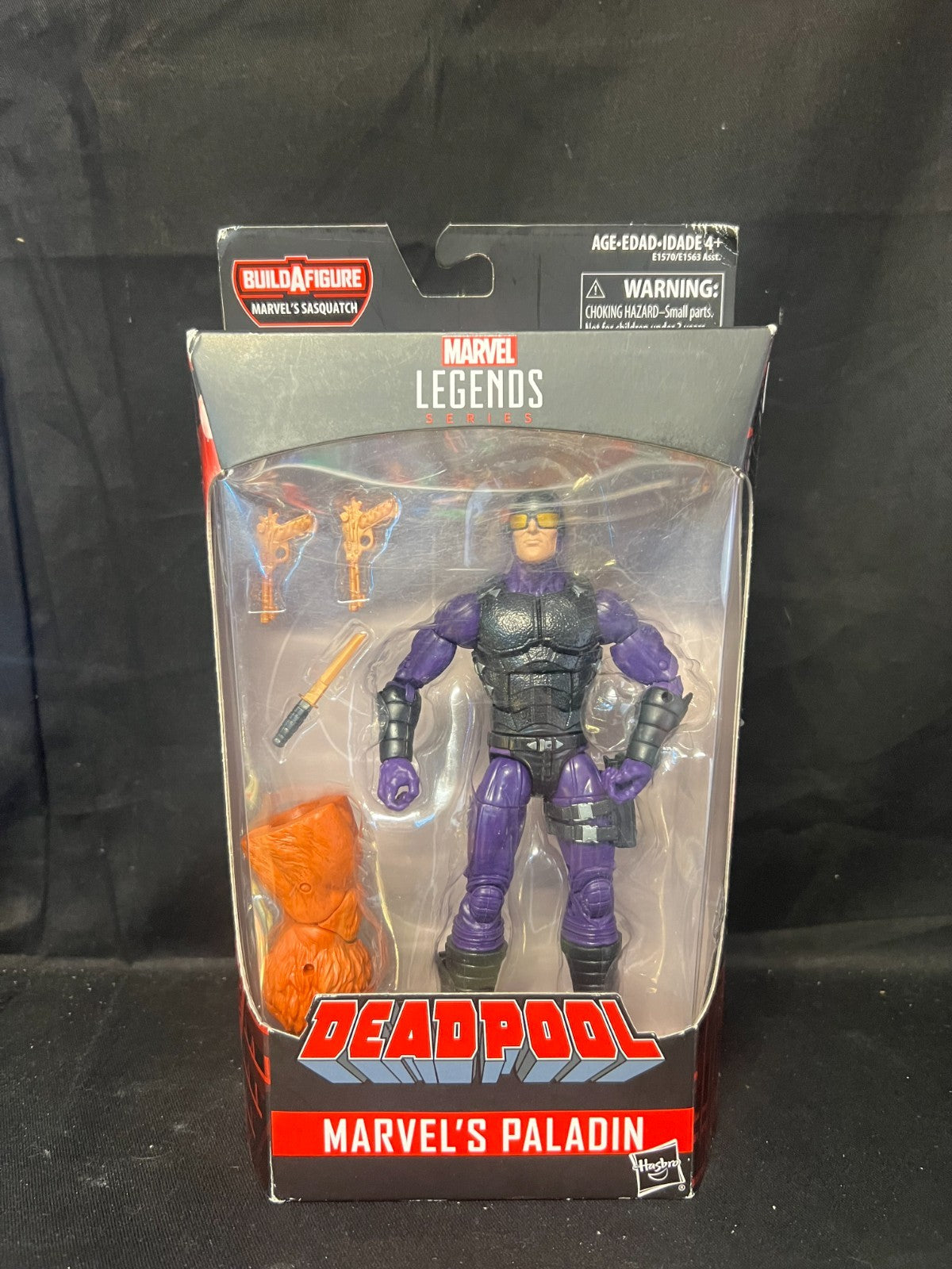 Marvel Legends 2017 Deadpool Series PALADIN 6" NIB with BAF Sasquatch