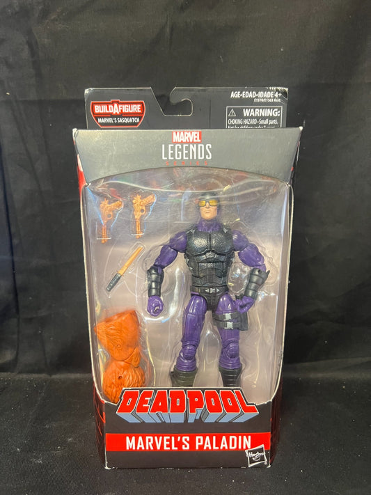 Marvel Legends 2017 Deadpool Series PALADIN 6" NIB with BAF Sasquatch