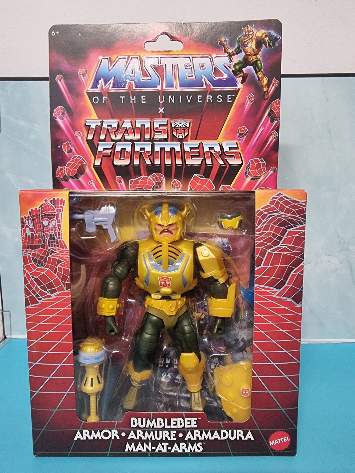 Masters of the Universe x Transformers Bumblebee Armor Man-At-Arms