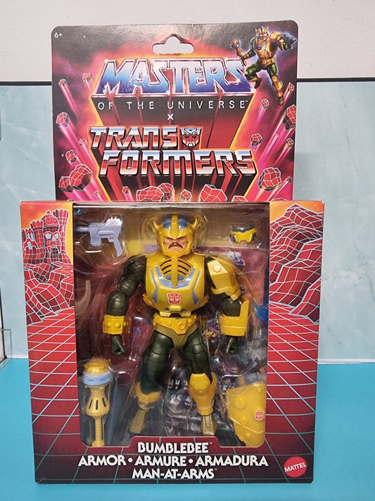 Masters of the Universe x Transformers Bumblebee Armor Man-At-Arms