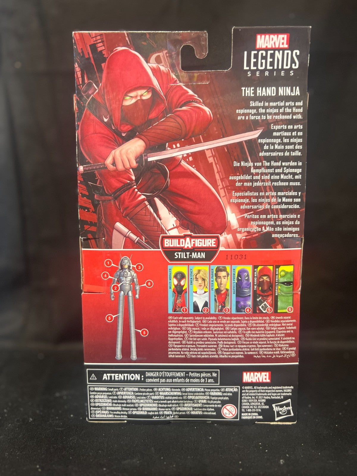 HASBRO MARVEL LEGENDS THE HAND NINJA ACTION FIGURE STILT-MAN BAF SERIES MISB