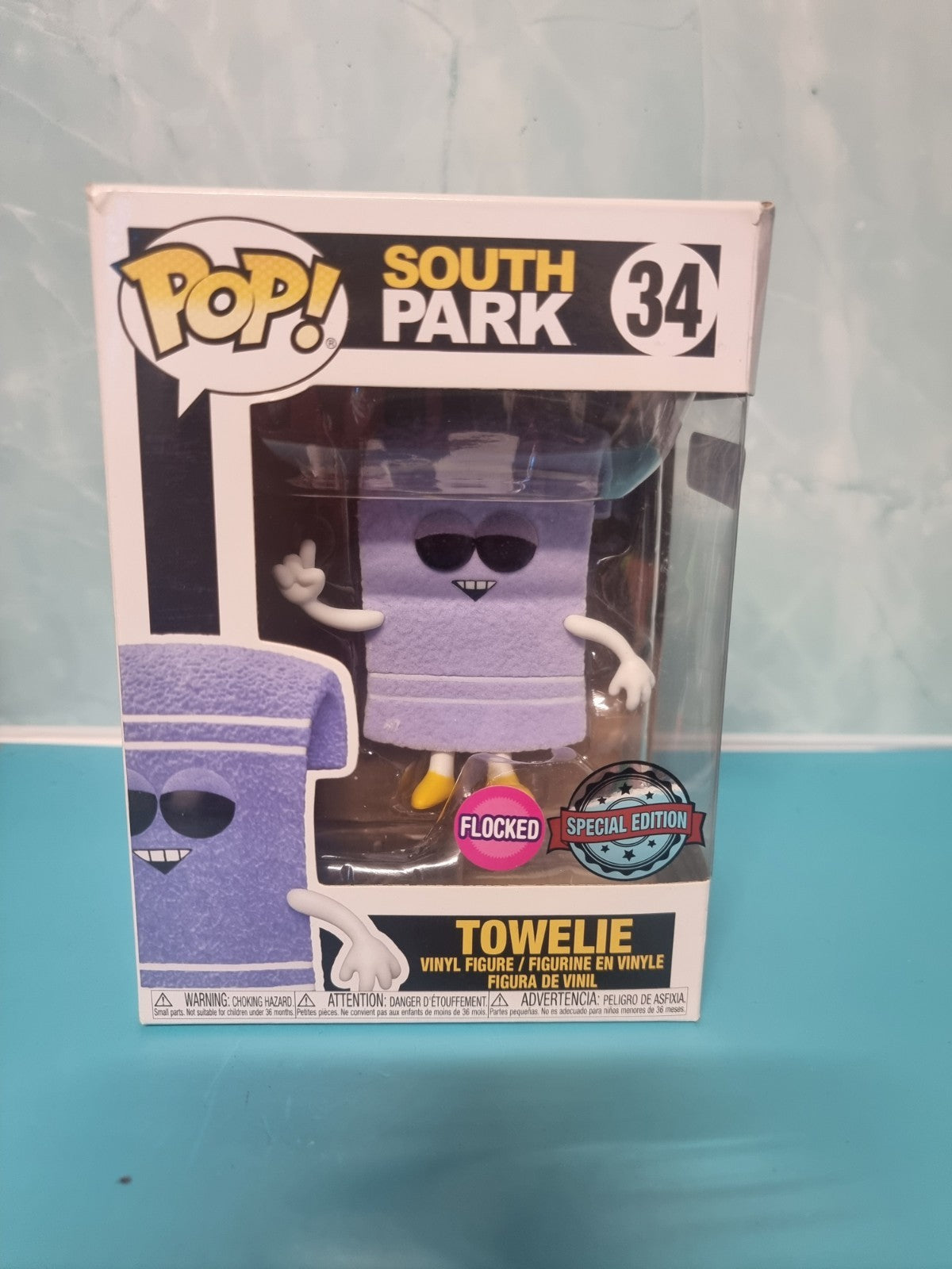 Funko Pop! South Park TOWELIE #34 Flocked Special Edition